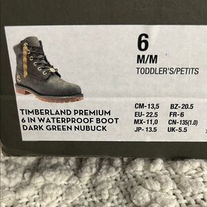 Timberland Dark Green Toddler Boots